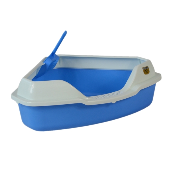 Bac à litière en plastique pour chat