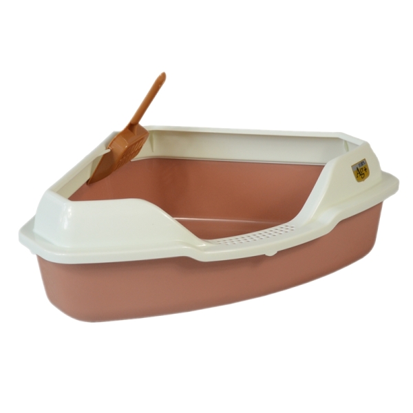 Bac à litière en plastique pour chat