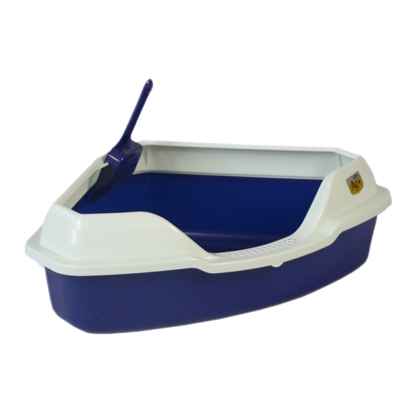 Bac à litière en plastique pour chat