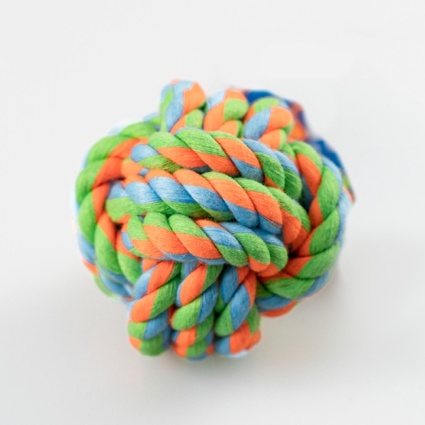 Bone-Like Pet Toy Double Cotton Rope Bite-Resistant Relief Toy