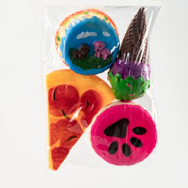 Pet Relief Toy Squeaky Interactive Toy Rubber Bite Resistant