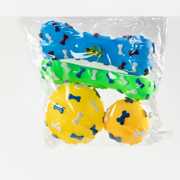 Pet Relief Toy Squeaky Interactive Toy Rubber Bite Resistant