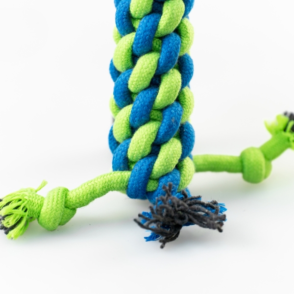 Woven Pet Toy Double Cotton Rope Bite-Resistant Relief Toy
