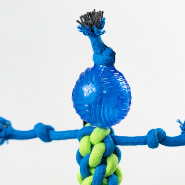 Woven Pet Toy Double Cotton Rope Bite-Resistant Relief Toy