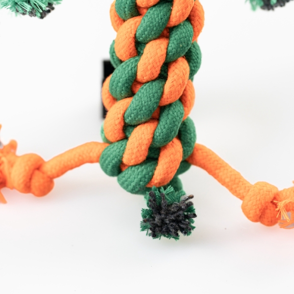 Woven Pet Toy Double Cotton Rope Bite-Resistant Relief Toy