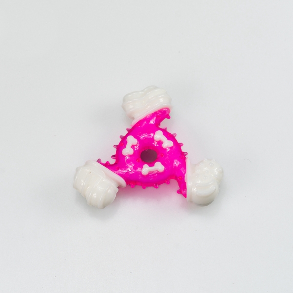 Venta al por mayor de juguetes para la dentición de perros con forma de hueso