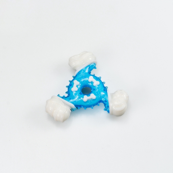 Venta al por mayor de juguetes para la dentición de perros con forma de hueso