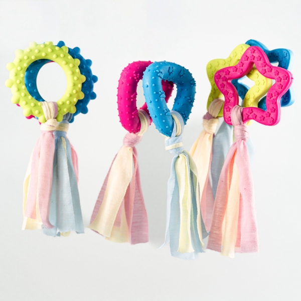 Marcarone Color Pet Toy Rubber Bite-Resistant Molars