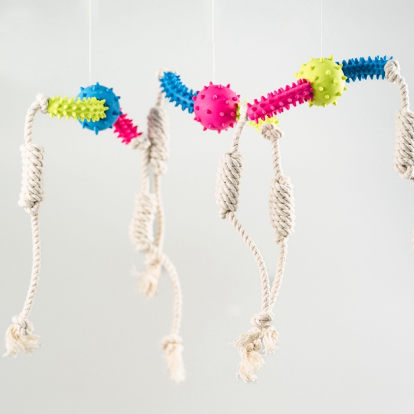 Cotton Rope Dog Toy Interactive Bite-Resistant Dog Grinding Toy