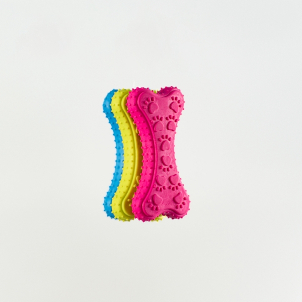 Bone Shape Molar Toy Rubber Toy for Teeth Cleaning