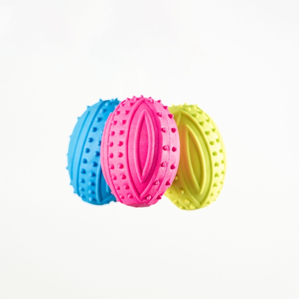 Colorful Round Shape Pet Toy Ball Toy Durable Rubber