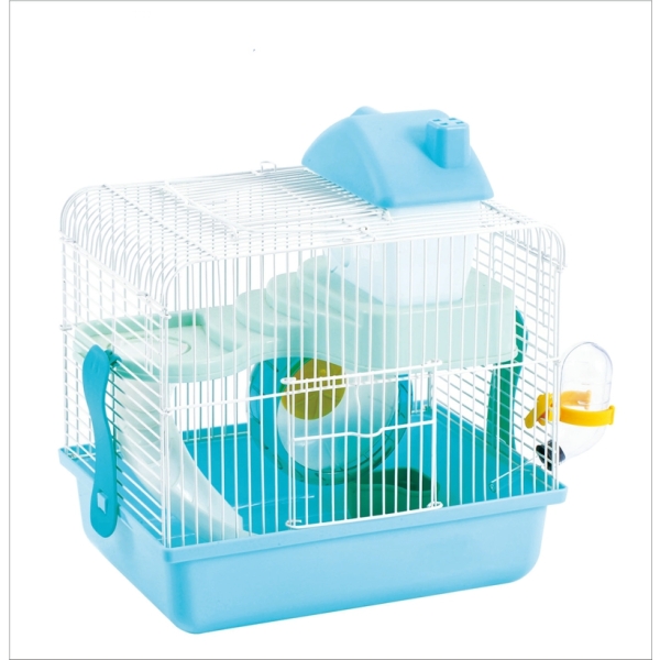 Mini Wire Hamster Cage With House Wheel Bottle Feeder For Hamster Mouse