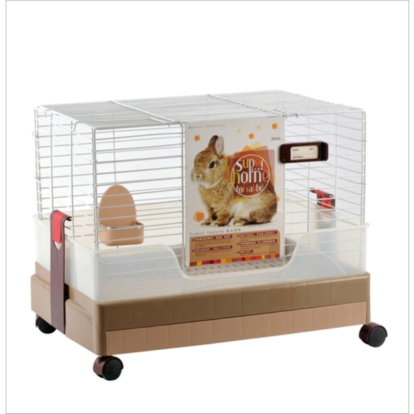 Luxury High Quality Wire Rabbit Cage House With Wheels For Rabbit Feeding