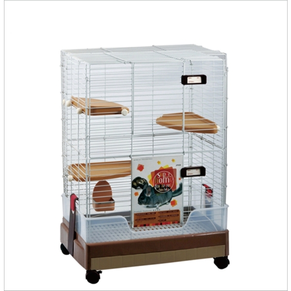 Luxury Three Layers Wire Chinchilla Cage House For Chinchilla Ferret Feeding