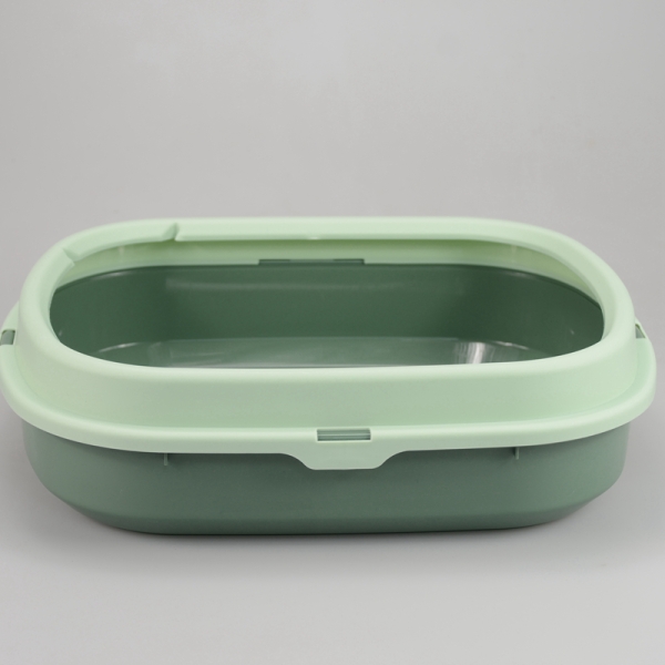 Cat Tray Plastic Cat Litter Box Without Cover
