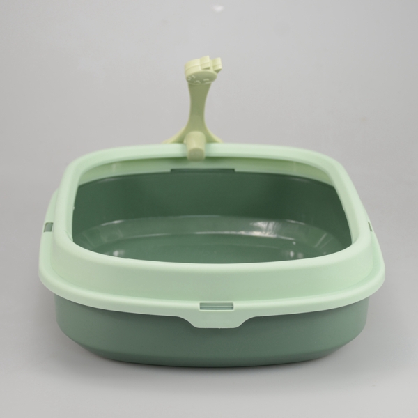 Cat Tray Plastic Cat Litter Box Without Cover