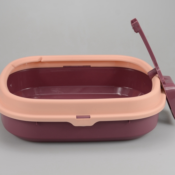 Plastic Cat Tray Plastic Cat Litter Box Without Cover