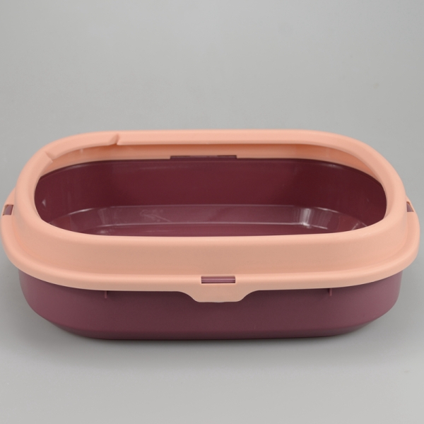 Plastic Cat Tray Plastic Cat Litter Box Without Cover