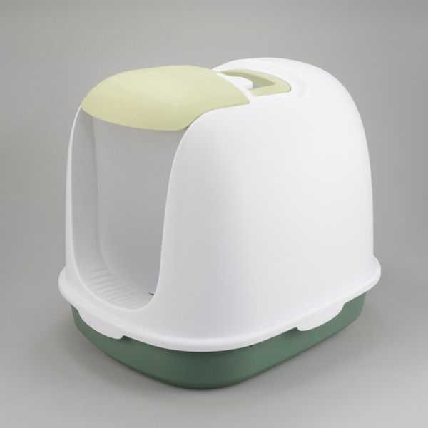 Cat Tray Plastic Cat Litter Box With Cover And Scooper