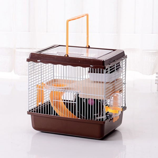 Wholesale Wire Hamster Cage Multi-bedroom Transparent Cage Double-layer Basic Cage Hamster Castle With Skylight