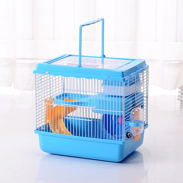 Wholesale Wire Hamster Cage Multi-bedroom Transparent Cage Double-layer Basic Cage Hamster Castle With Skylight