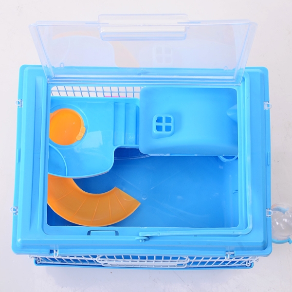 Wholesale Wire Hamster Cage Multi-bedroom Transparent Cage Double-layer Basic Cage Hamster Castle With Skylight