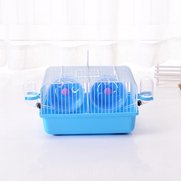 Customizable Colorful Hamster Cage With Slient Running Wheel For Hamster Rat Breeding