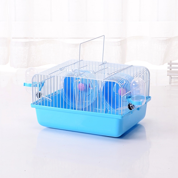 Customizable Colorful Hamster Cage With Slient Running Wheel For Hamster Rat Breeding