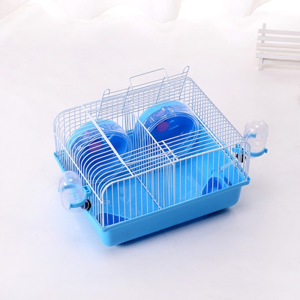 Customizable Colorful Hamster Cage With Slient Running Wheel For Hamster Rat Breeding