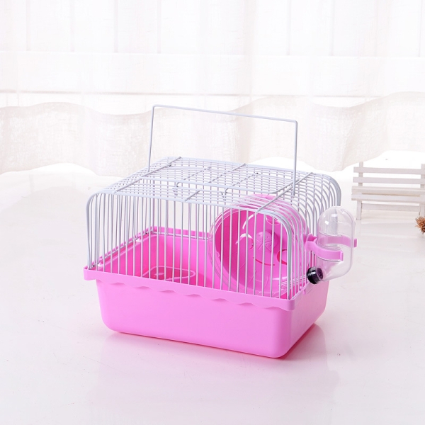 Customizable Colorful Hamster Cage With Slient Running Wheel For Hamster Rat Breeding