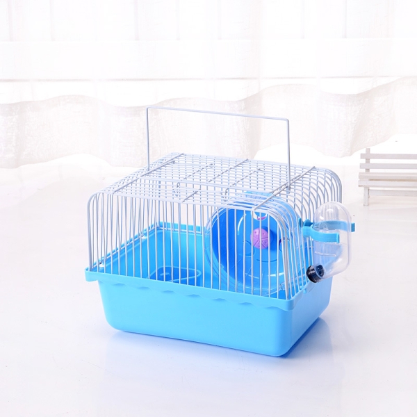Customizable Colorful Hamster Cage With Slient Running Wheel For Hamster Rat Breeding