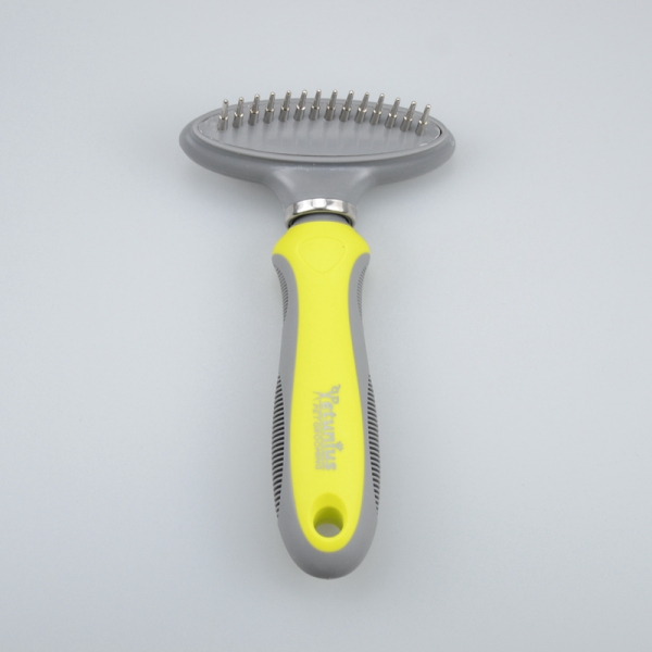 Cepillo de Aseo Cepillo para Perros y Gatos Peine Acero Inoxidable