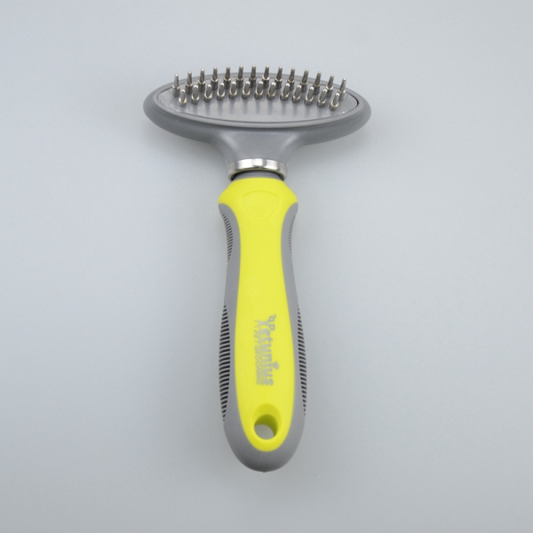 Cepillo de Aseo Cepillo para Perros y Gatos Peine Acero Inoxidable