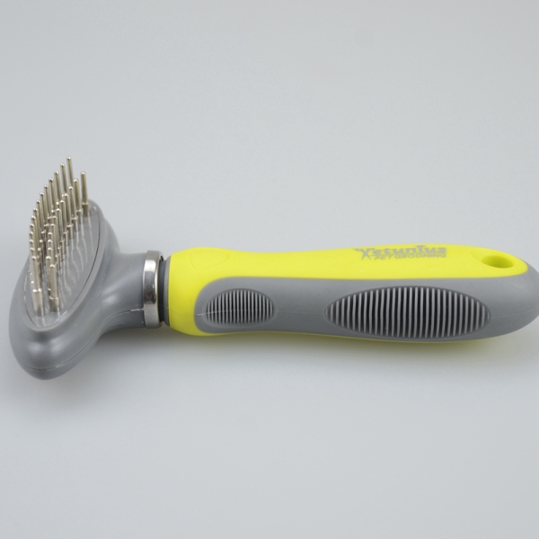 Cepillo de Aseo Cepillo para Perros y Gatos Peine Acero Inoxidable