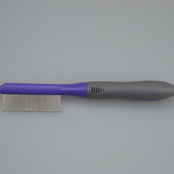 Wholesale Pet Hair Remover Brush Grooming Brush Double Sided Shedding and Dematting Undercoat Rake Comb for Dogs