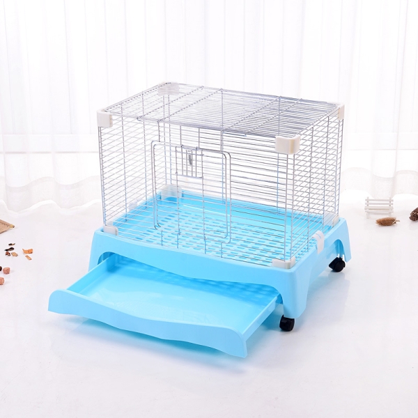 Factory Wholesale Simple Rabbit Cage Pet Supplies Breeding Household Nest Rabbit Hutches Cheap Iron Wire Rabbit Cage