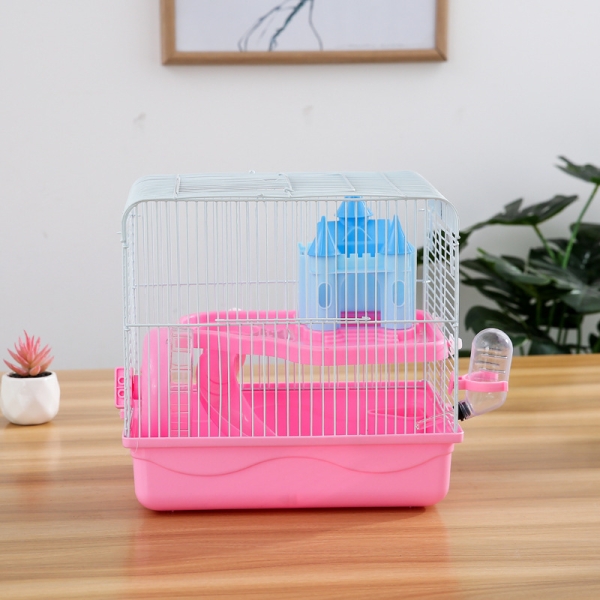 Delicate Luxury Hamster Castle House Wire Hamster Villa Cage For Hamster Playing