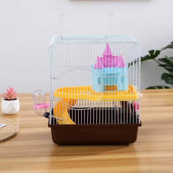 Delicate Luxury Hamster Castle House Wire Hamster Villa Cage For Hamster Playing