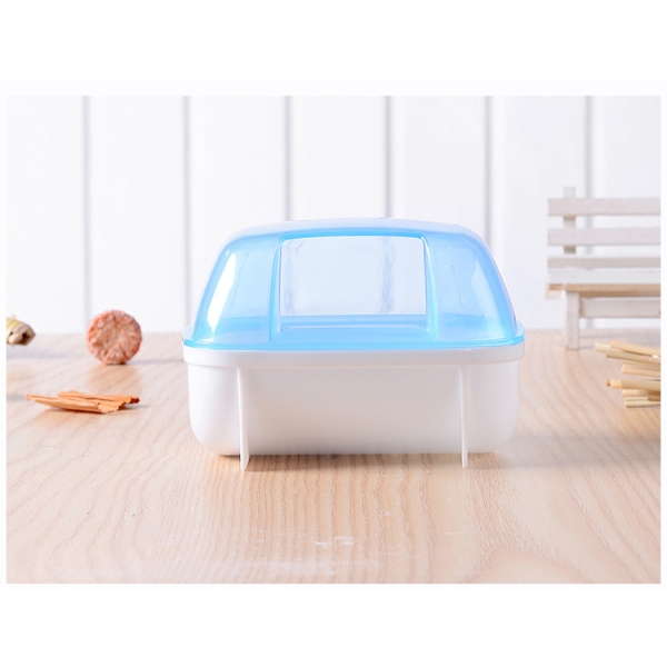 Plastic Sand Bathtub Container Pet Hamster Bathroom Bath Sand Room Sauna Toilet For Small Pet Animals Cage Accessories