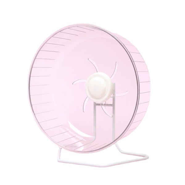 Silent Hamster Wheel Small Animals Running Exercise Wheels with Height Adjustable Stand for Hamsters-Gerbils Mice Rats