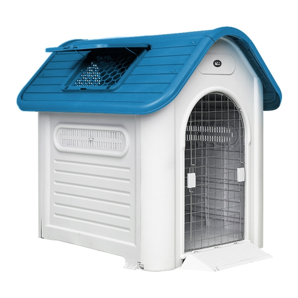 Luxury Pet Outdoor Large Size Removable Rainproof Plastic Dog House with Window