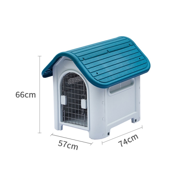 Eco-Friendly Luxury Large Plastic Pet Kennels Waterproof Plastic Outdoor Dog House