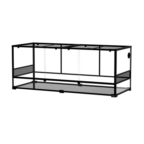 Glass Amphibious Rainforest Tank Reptile Terrarium Snake Cage Enclosure Frog Turtles Reptile Habitat