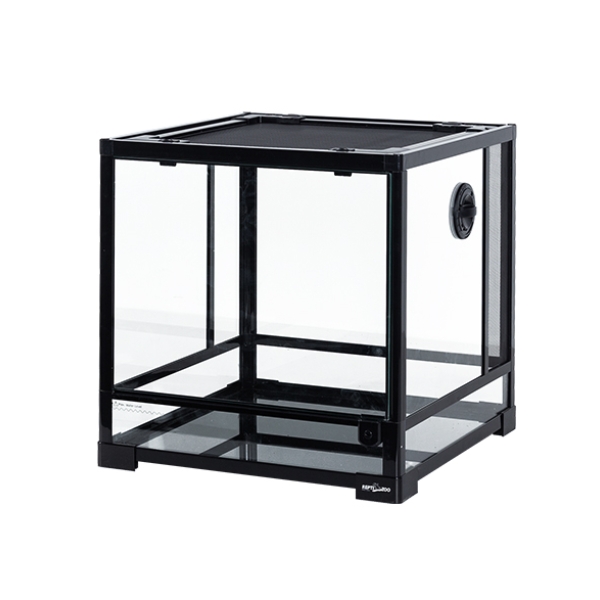 Reptile Waterproof Glass Terrarium Durable Reptile Habitat Tank with Aluminum Alloy Frame