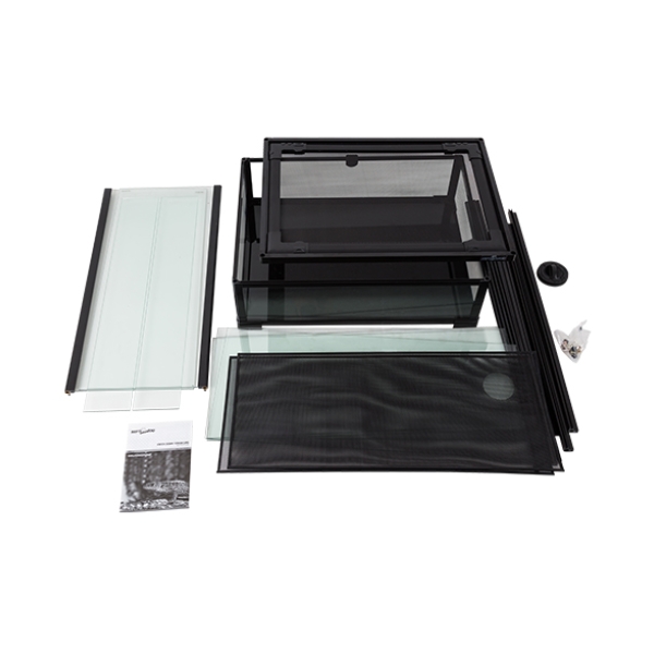 Glass Amphibious Rainforest Tank Reptile Terrarium Snake Cage Enclosure Frog Turtles Reptile Habitat