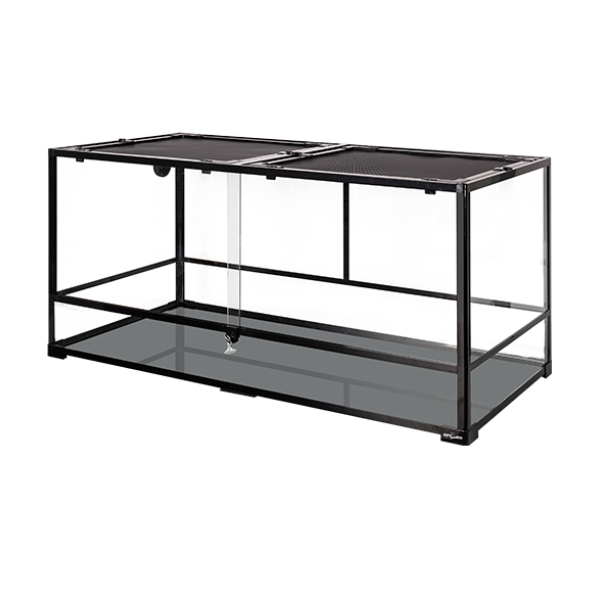 Cage à reptiles en verre personnalisée pour reptiles, terrarium pour reptiles, boîte d'élevage pour lézards, araignées, serpents