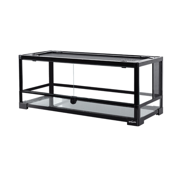 Reptile waterproof Glass Terrarium Durable Reptile Habitat Tank With Aluminum Alloy Frame