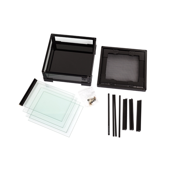 Reptile Glass Terrarium Ecological Landscape Horned Spider Guarding Palace Lizard Tortoise Glass Tank