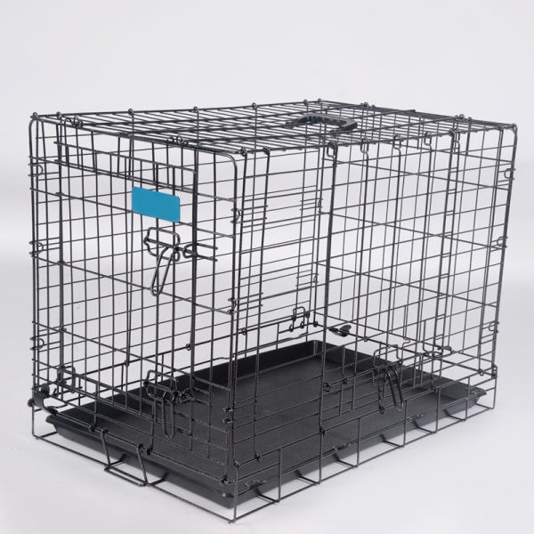 Wire Pet Cages House for Dogs and Cats Foldable Iron Carriers Animal Cage Crate