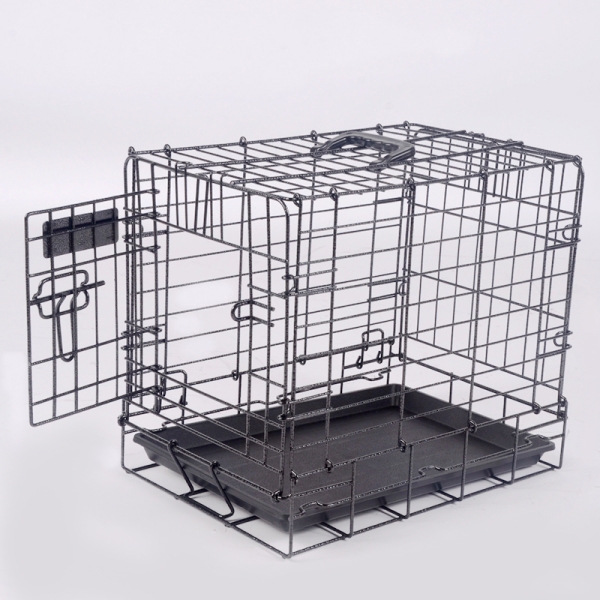 Клетки для домашних животных из проволоки Дом для собак и кошек Складные железные переноски Клетка для животных